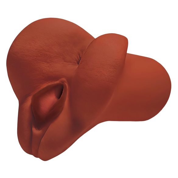 PDX Pick Your Pleasure - 2in1 realistlik masturbaator - pruun