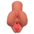 PDX Vali Oma Nauding - 2in1 vagiina ja anus masturbaator (naturaalne)