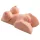 Pipedream DD - 2in1 vibraatoriga torsomasturbator - naturaalne