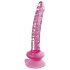 Icicles nr. 86 - roosa peenisekujuline klaasdildo