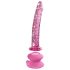 Icicles nr. 86 - roosa peenisekujuline klaasdildo