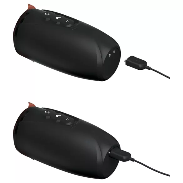 King Cock Plus 7,5 - munanditega vibreeriv dildo - pruun