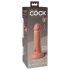King Cock Elite 6 - realistlik dildoga iminapaga - 15cm naturaalne