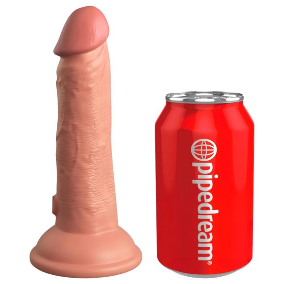 King Cock Elite 6 - realistlik dildoga iminapaga - 15cm naturaalne
