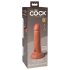 King Cock Elite 6 - iminapaga, elutruu dildo (15 cm) - tume