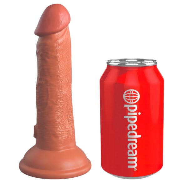 King Cock Elite 6 - realistlik dildo iminapaga 15cm - tume