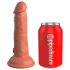 King Cock Elite 6 - iminapaga, elutruu dildo (15 cm) - tume