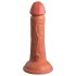King Cock Elite 6 - iminapaga, elutruu dildo (15 cm) - tume