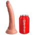 King Cock Elite - realistlik dildoga iminapaga - 18cm naturaalne