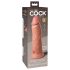 King Cock Elite 8 - realistlik dildos imukupuga 20cm - naturaalne