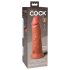King Cock Elite 8 - iminapaga dildofallo (20 cm) - tume naturaalne