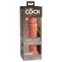 King Cock Elite 8 - iminapaga dildofallo (20 cm) - tume naturaalne