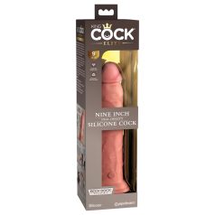   King Cock Elite 9 - realistlik dildoga iminapaga - 23cm naturaalne