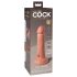 King Cock Elite 6 - iminapaga vibraator (15cm) - naturaalne