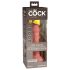 King Cock Elite 6 - iminapaga vibraator (15cm) - naturaalne