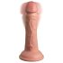 King Cock Elite 6 - iminapaga vibraator (15cm) - naturaalne