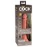 King Cock Elite 7 - iminapaga, raadioga dildo 18cm - naturaalne