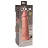 King Cock Elite 8 - iminapaga vibraator - 20 cm - naturaalne