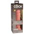 King Cock Elite 8 - iminapaga vibraator (20 cm) - naturaalne