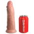 King Cock Elite 8 - iminapaga vibraator (20 cm) - naturaalne