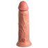 King Cock Elite 8 - iminapaga vibraator (20 cm) - naturaalne
