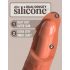 King Cock Elite 8 - elutru dildo 20cm (tume naturaalne)