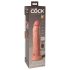 King Cock Elite 9 - iminapaga vibraator 23cm - naturaalne