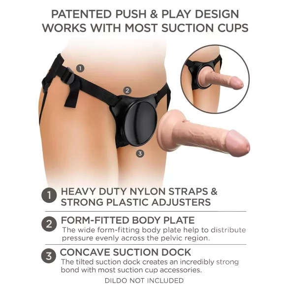 King Cock Elite Beginner's - strap-on aluspüksid - must