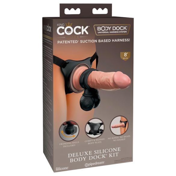 King Cock Elite Deluxe - rihmatav strap-on dildokomplekt