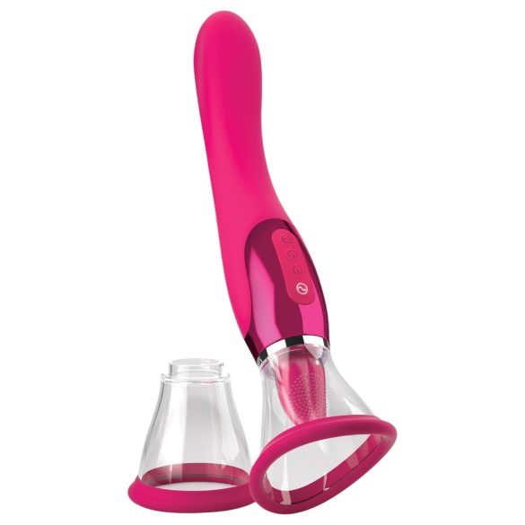 JimmyJane Apex - 2in1 keelevibraator (roosa)