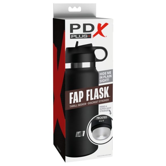 Fap Flask Thrill Seeker - masturbaator joogipudelis - must