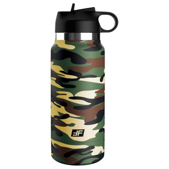 Fap Flask Happy Camper - masturbaator joogipudelis - roheline-must