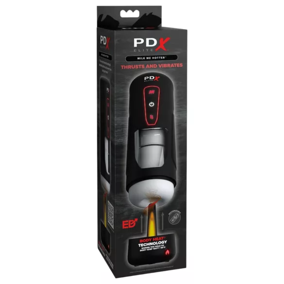 PDX Elite Milk Me Hotter - isesoojenev masturbaator - must