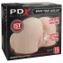 PDX Elite - imev ja vibreeriv 2‑in‑1 masturbaator (naturaalne)