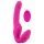 Strepless Strap-On - kinnita ja naudi vibreerivat elamust (roosa)