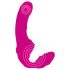 Strepless Strap-On - kinnita ja naudi vibreerivat elamust (roosa)