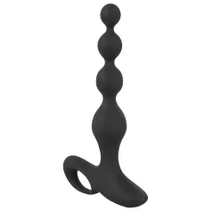 Black Velvets - anaalseade vibraator helmedega - must