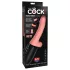 King Cock Plus 6,5 - peenisvibraator munanditega - naturaalne