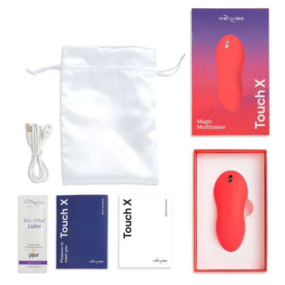 We-Vibe Touch X - aku vibraator - veekindel - kliitori stimulaator - korall