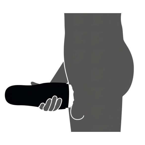 Rebel - masturbaator kunsttupega - soojendatav, 3 funktsiooni, laetav