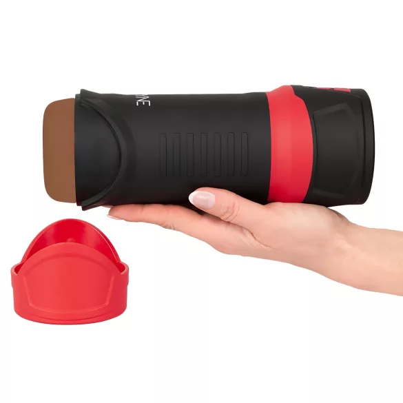 WYNE 04 - aku masturbaator - vibreeriv ja imemisfunktsiooniga - pruun