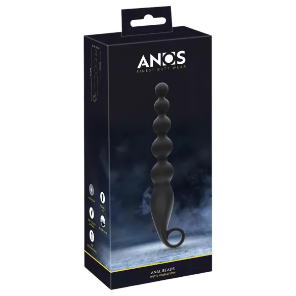 ANOS - anaalkuulid - vibratsiooniga pärlid - must