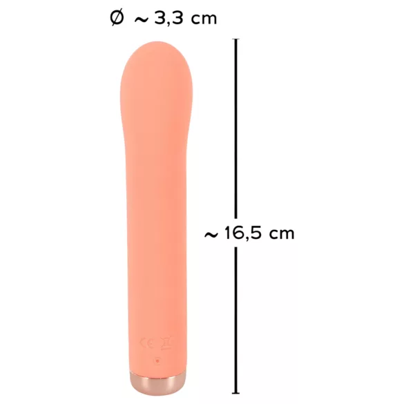 You2Toys - mini G-punkti vibraator - akuga - virsikuvärvi