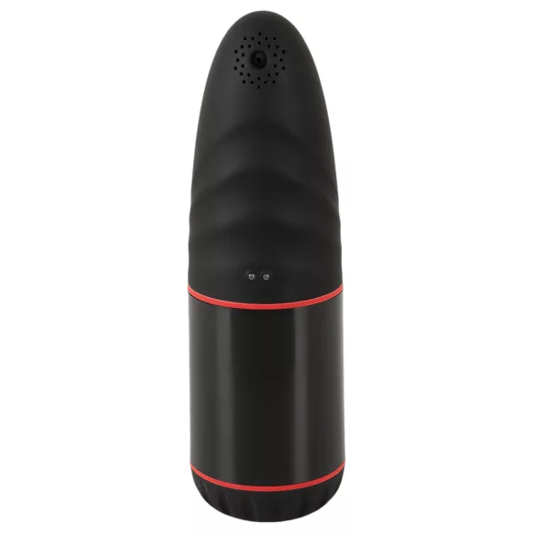 WYNE 02 - akulaetav vibreeriv imemasturbaator - must-valge