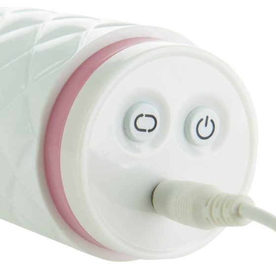 Pillow Talk Feisty - rechargeable, push vibrator with sticky pad (pink)