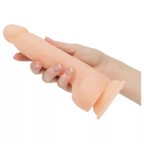 Naked Addiction - pöörlev vibraator - 20 cm - naturaalne