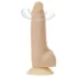Naked Addiction Rotating 7 - pöörlev vibraator (18 cm) - naturaalne