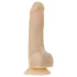 Naked Addiction Rotating 7 - pöörlev vibraator (18 cm) - naturaalne