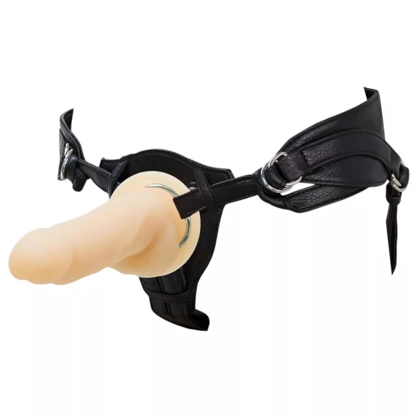 Naked Addiction Rotating 7 - pöörlev vibraator (18 cm) - naturaalne