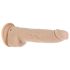 Naked Addiction tõuklev vibraator - loomulik (23 cm)